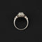 Bague 50 Art Déco - Bague en platine avec diamant et émeraudes 58 Facettes 4428