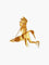 Broche Broche cigogne en or jaune 18k avec perle 58 Facettes 1387