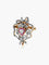 Pendentif Broche pendentif cœur style Louis XVI en or jaune 18k, platine, diamants et rubis 58 Facettes 1547