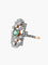 Bague 54 Bague Belle Époque en or 18k et platine avec émeraude et diamants 58 Facettes 1481