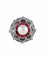 Bague 56 Bague Belle Époque en platine avec perle, rubis et diamants 58 Facettes 1383