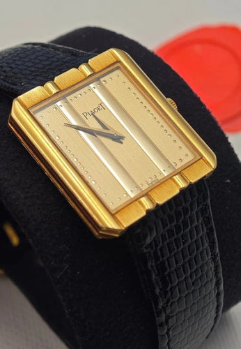 Montre Piaget Polo - Montre en or jaune 18 carats réf. 8163 58 Facettes