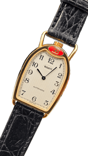 Montre Bugatti - Montre Calandre automatique en or jaune 18 carats 58 Facettes