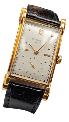 Montre Patek Philippe Gondolo - Montre rectangulaire réf. 2415 58 Facettes