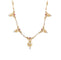 Collier Collier draperie en or jaune 750 avec rubis et diamants 58 Facettes