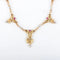 Collier Collier draperie en or jaune 750 avec rubis et diamants 58 Facettes