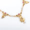 Collier Collier draperie en or jaune 750 avec rubis et diamants 58 Facettes
