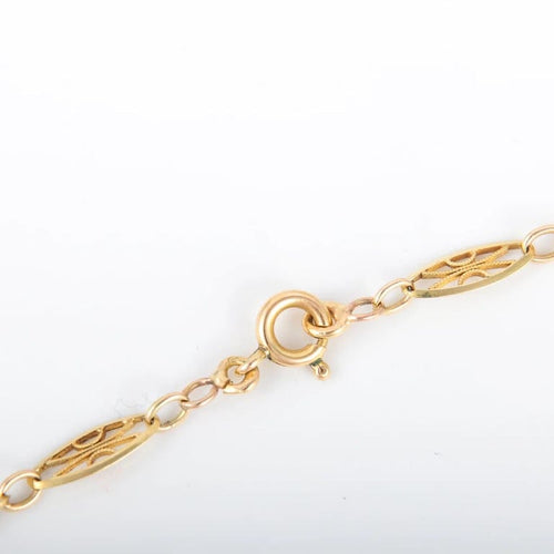 Collier Collier draperie en or jaune 750 avec rubis et diamants 58 Facettes