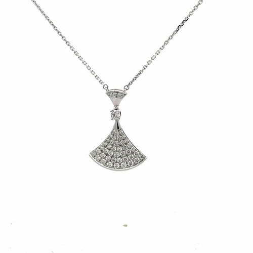 Collier Bvlgari Divas' Dream - Collier en or blanc 18 carats et diamants 58 Facettes