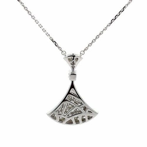 Collier Bvlgari Divas' Dream - Collier en or blanc 18 carats et diamants 58 Facettes