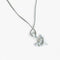 Pendentif Pendentif en or blanc 14K avec diamants 0,42 ct 58 Facettes AK74