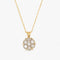 Pendentif Pendentif en or jaune 14K avec diamants 0,40 ct 58 Facettes AL44