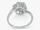 Bague Bague en or 14 carats avec diamant 0,18 ct et rubis 0,06 ct 58 Facettes AN86