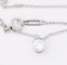 Collier Tiffany & Co. - Collier solitaire en platine serti d’un diamant 0,28 ct 58 Facettes