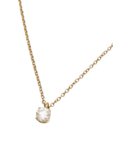 Collier Tiffany & Co. - Collier solitaire en or rose 18 carats et diamant 58 Facettes