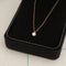 Collier Tiffany & Co. - Collier solitaire en or rose 18 carats et diamant 58 Facettes