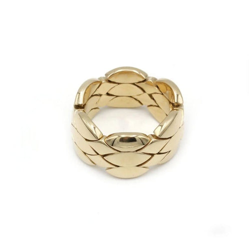 Bague 52 Cartier - Bague bandeau signature en or jaune 18k 58 Facettes