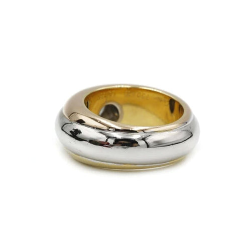 Bague 52 Cartier - Bague jonc tricolore en or 18k et diamant 58 Facettes