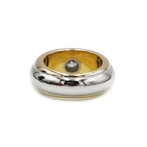 Bague 52 Cartier - Bague jonc tricolore en or 18k et diamant 58 Facettes