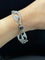 Bracelet Bracelet Art nouveau en platine, diamants taille ancienne et saphirs 58 Facettes