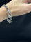 Bracelet Bracelet Art nouveau en platine, diamants taille ancienne et saphirs 58 Facettes