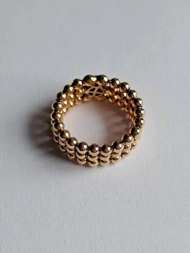 Bague 54 Hulchi Belluni Trésor - Bague en or rose 18 carats et diamants 58 Facettes 59193a-RW
