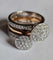 Bague 55 Hulchi Belluni Funghetti - Bague en or rose et diamants 58 Facettes 09183s-RWW