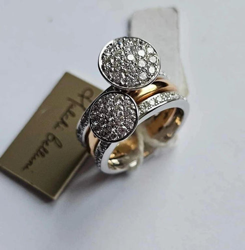 Bague 55 Hulchi Belluni Funghetti - Bague en or rose et diamants 58 Facettes 09183s-RWW