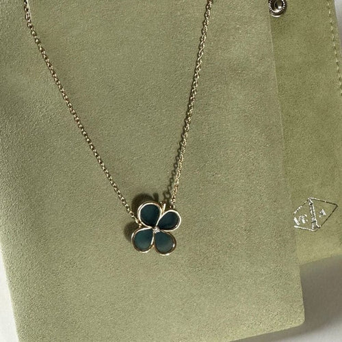 Collier Van Cleef & Arpels - Collier trèfle en or jaune 18k et diamant 58 Facettes