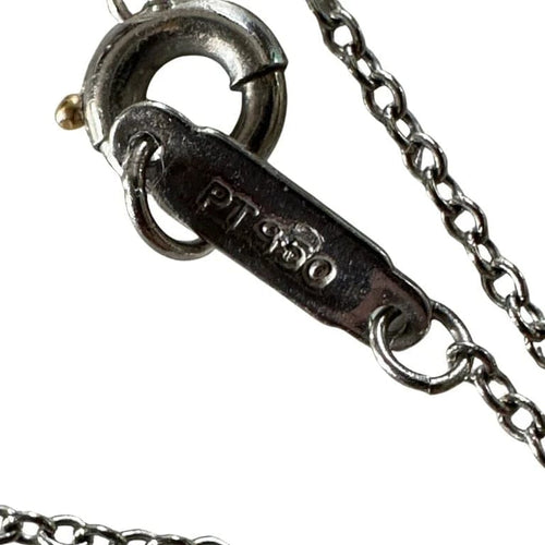 Collier Tiffany & Co - Collier « Voile diamant » en platine et diamants 58 Facettes