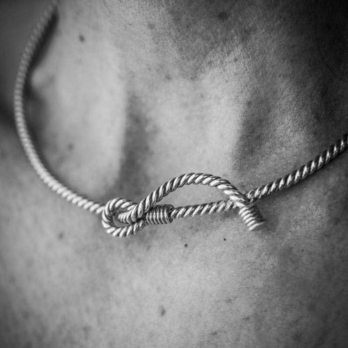 Collier Hermès - Collier en argent signé Lucien Vachey 58 Facettes