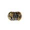 Bague 53 Bulgari Naturalia - Bague Doppio Cuore en or jaune et blanc 18k 58 Facettes