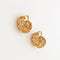 Boucles d'oreilles Boucles d’oreilles clips dentelle en or jaune 18 K et diamants 58 Facettes