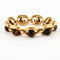 Bracelet Boucheron - Bracelet vintage en or jaune et œil de tigre 58 Facettes