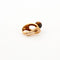 Bague 45 Boucheron - Parure bague et boucles d’oreilles en or jaune 18K et œil de tigre 58 Facettes