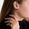Bague 45 Boucheron - Parure bague et boucles d’oreilles en or jaune 18K et œil de tigre 58 Facettes