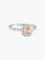 Bague 51 Bague solitaire SOLIS en or blanc 750 avec diamants 58 Facettes