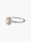 Bague 51 Bague solitaire SOLIS en or blanc 750 avec diamants 58 Facettes