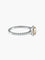 Bague 51 Bague solitaire SOLIS en or blanc 750 avec diamants 58 Facettes