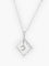Collier Pendentif Art déco sur chaîne en or blanc 18K et diamant 58 Facettes