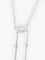 Collier Collier négligé en or blanc et diamants 58 Facettes