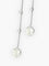 Collier Collier négligé en or blanc et diamants 58 Facettes