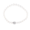 Collier Collier de perles des mers du Sud en or blanc 18 ct et diamants 58 Facettes 1
