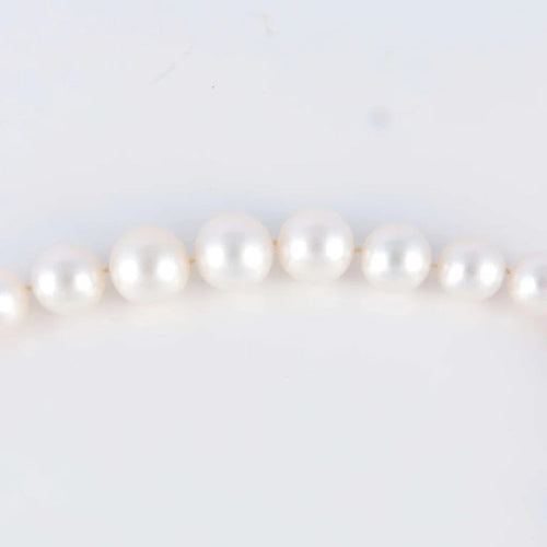 Collier Collier de perles des mers du Sud en or blanc 18 ct et diamants 58 Facettes 1