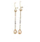 Pendentif Pendants en or rose 18 carats avec perles de culture et saphirs 58 Facettes