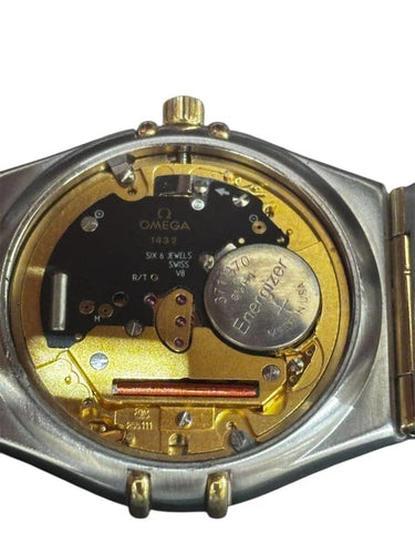 Montre Omega Constellation - Montre mixte en acier et or jaune 58 Facettes