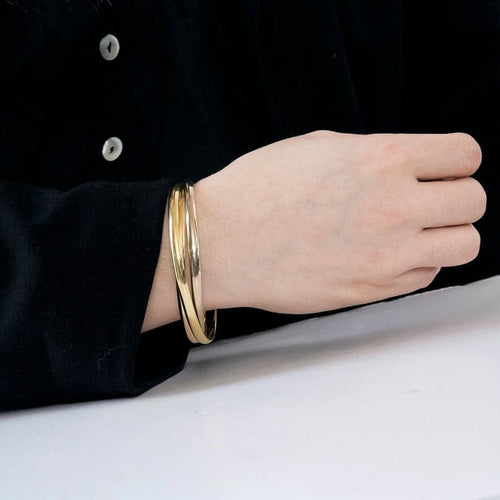 Bracelet Cartier Trinity - Bracelet trois ors 18K (750) 58 Facettes LF15