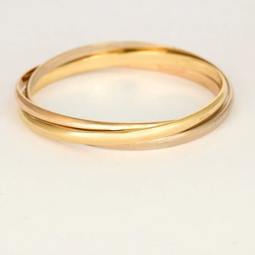 Bracelet Cartier Trinity - Bracelet trois ors 18K (750) 58 Facettes LF15