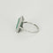 Bague 56 Art Déco - Bague en platine 950 à émeraude et diamants 58 Facettes LF19