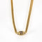 Collier Chaîne giletière - Double chaîne en or jaune 18K, diamants et grenats 58 Facettes LF22